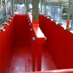 Vasca rivestita PVC ROSSO